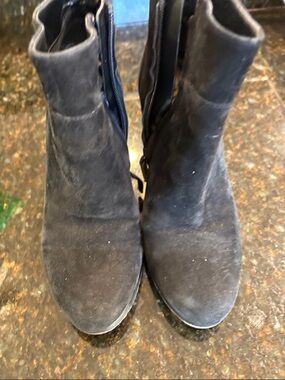 Sam Edelman Black Suede Ankle Booties